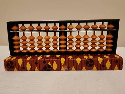 Vintage Tenkaichi Soroban 13 Column Abacus Original Box Japan • $24.99