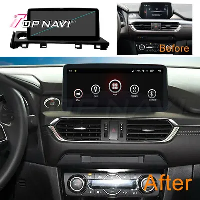 10.25Inch Androind 10.0 Car GPS Navi For Mazda 6 2016-2018 Stereo Radio 4G BT • $474.04