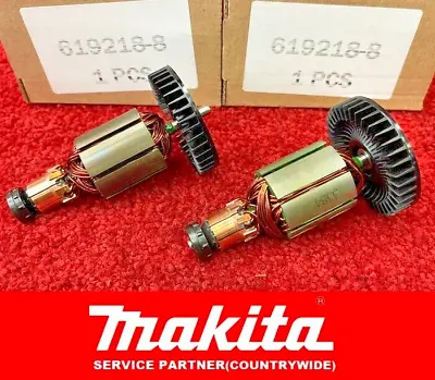 2x Genuine Makita 619218-8 Angle Grinder Motor Armature For BGA452 DGA452 18V • £39.96
