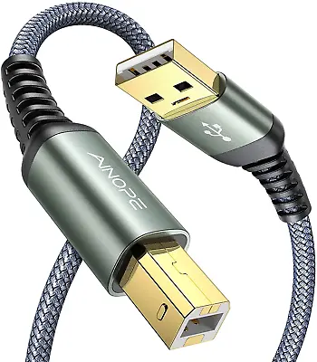 AINOPE USB Printer Cable 6.6FT/2 Meter USB Printer Cord Never Rupture USB 2.0 T • $10.33