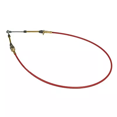 B&M 80605 Shifter Cable 2-1/2  Stroke Threaded/Eyelet Ends Liner Cable Red 5ft • $97.74