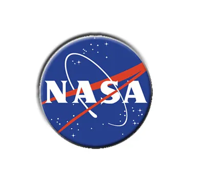 NASA  1” / 25mm / Pin Button / Badge / US / Space / UFO / Government / Sci-fi • £1.99