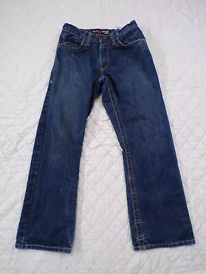 Ariat FR Mens Low Rise Boot Cut Blue Jean Size 31x30 • $28.99