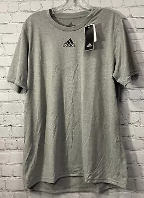 Adidas Men’s Creator Short Sleeve T-Shirt Gray Large Polyester New With Tags • $12