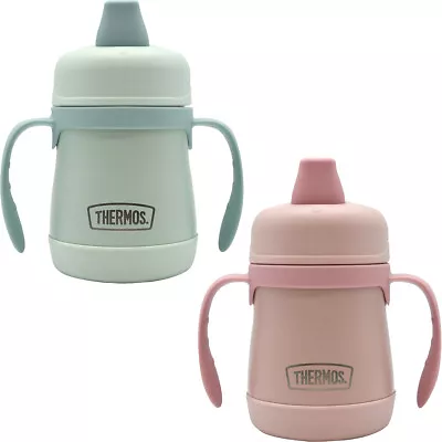 $18.50 • Buy Thermos Baby 7 Oz. Vacuum Insulated Stainless Steel Sippy Cup With Handles