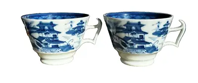 Mottahedeh Blue Canton Teacups 2 • $27.99