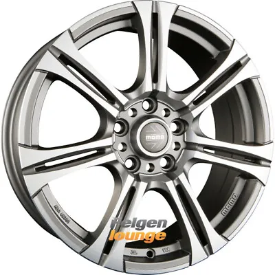 4x MOMO NEXT EVO Matte Anthracite Diamond Cut 7x17 ET35 5x100 • $480.66