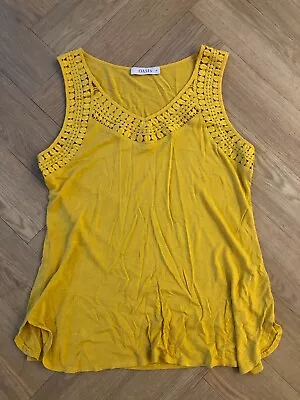 Yellow Mustard Top By Oasis Medium Ladies Woman • £9.99