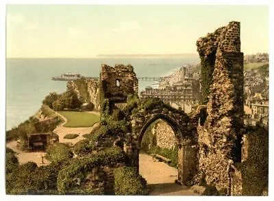 £3.53 • Buy Hastings The Castle ENG Photochrome EPC511 Art Print A4 A3 A2 A1