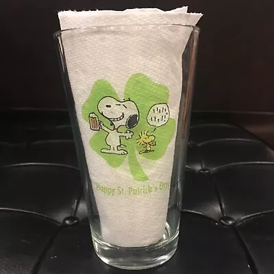 Snoopy Happy St. Patrick’s Day Beer Glass • $6