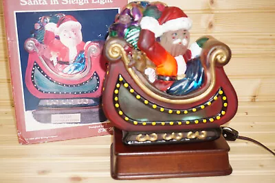 Merck Family Old World Christmas 1994 Santa In Sleigh Santa Light (G62) • $98.88