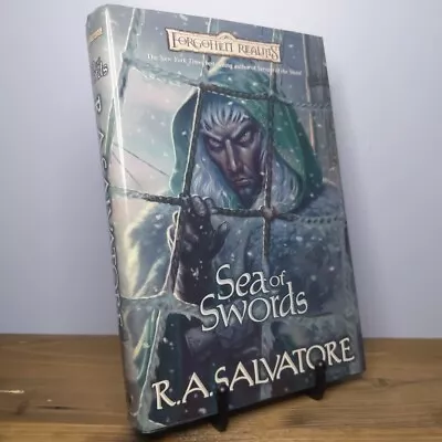 Sea Of Swords By R. A. Salvatore SIGNED (1st Edition 2001 Hardcover) • $49.99