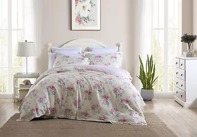 Laura Ashley Melany Printed Quilt Cover Set Yellow • £72.56