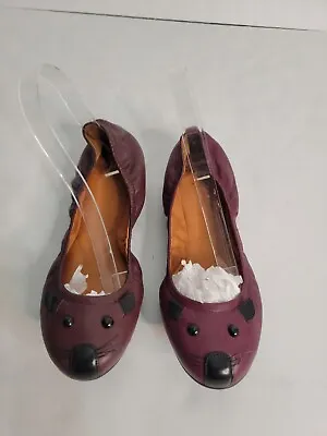 MARC JACOBS Mouse Flats Size 40 Burgundy • $109.87