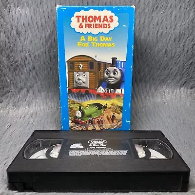 Thomas And Friends A Big Day For Thomas VHS Tape 2003 Animated Train Show Rare • $39.99