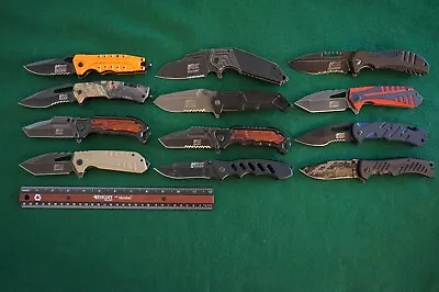 Pocket Knife Wholesale Lot ... M-Tech Extreme Ballistic ... 12 Pieces ... NEW #3 • $89