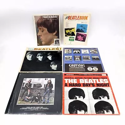 Vintage Beatles Song Book Vinyl Record Mixed Lot • $9.99