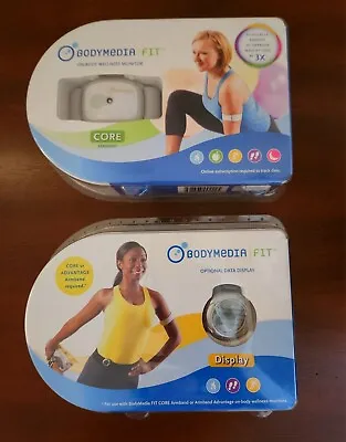 Bodymedia Fit Weight Management Display + Body Media Fit Core Armband New Sealed • $24