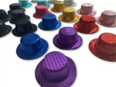 Sequin Mini Pet Top Hats DIY Dance Costume Supplies Lot Of 21 No Clips 13cm • $19.95