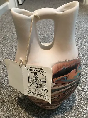 Vintage Nemadji Handmade Vase 9.5  H • $21