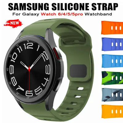 Silicone Band Strap For Samsung Galaxy Watch 6 4 5 Pro 40/44mm Classic 43/47mm • $5.99