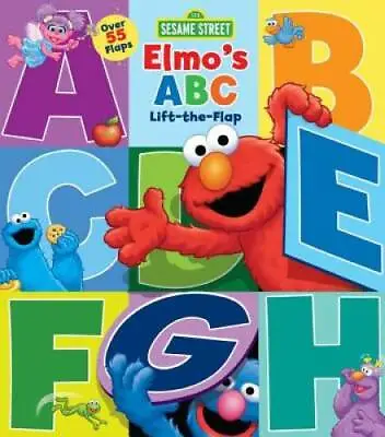 Sesame Street: Elmo's ABC Lift-the-Flap - Board Book By Sesame Street - GOOD • $6.49