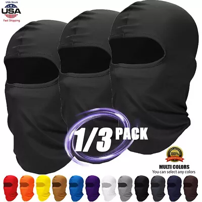 Balaclava Full Face Mask Tactical Masks For Men Women UV Protection Ski Sun Hood • $5.98