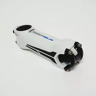 GIANT CONTACT SLR OD2 Full Carbon Bike Stem 8 Degree 31.8mm X 125mm  - White • $99.90