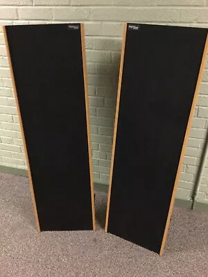 MAGNEPAN  MMG  Magneplanar PAIR Speakers Used 48” Tall Oak Trim With Stands • $600