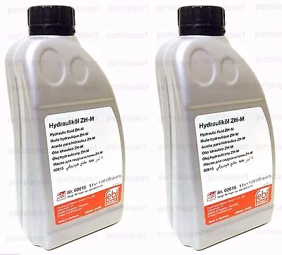 $29.95 • Buy Mercedes Hydraulic Fluid 2L For Convertible Top Pump & Hydropneumatic Suspension