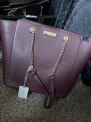 £27 • Buy Carvela Burgundy Tote Bag BNWT