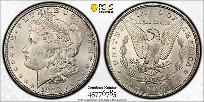 1883 CC Carson City Morgan Silver Dollar $1 PCGS MS 62 • $320