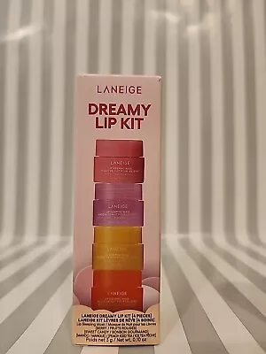 LANEIGE Dreamy Lip Kit Lip Sleeping Mask Mini Set 4x .1oz Ea Limited Edition '24 • $32.95