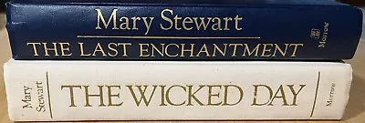 Lot Of 2 Mary Stewart: Last Enchantment ~ Wicked Day (Arthurian Saga) NO JACKETS • $13.99