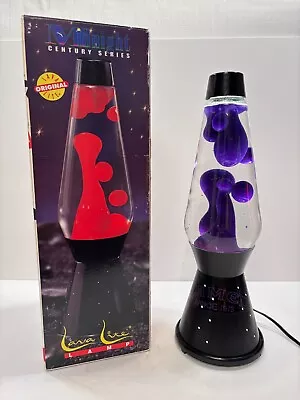 Vintage Lava Lite Model 409 Midnight Century Lava Lamp - Purple / Clear • $220