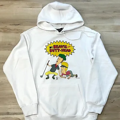 MTV Beavis And Butt-Head Pullover Hoodie Sweatshirt Adult Size Medium NEW • $14.99