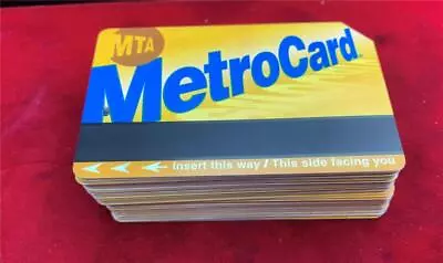 100 Used And Expired Nyc Metro Cards No Cash Value Expired More Than 10 Years • $44.95