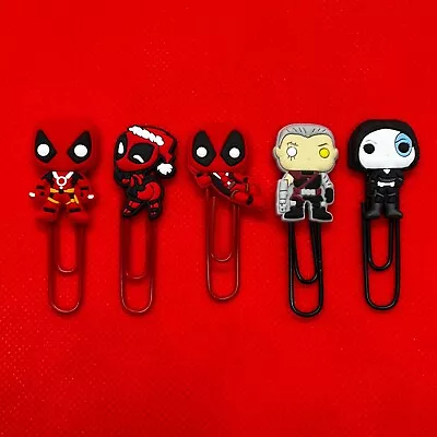 £1.87 • Buy Deadpool Bobblehead Paperclip Bookmark [Marvel Superhero] Domino Cable - NEW