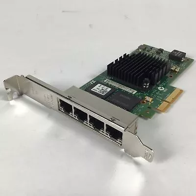 Dell THGMP Intel I350-T4 Quad Port PCIe 2.1 X4 NIC Ethernet Server Adapter Card • $39.99