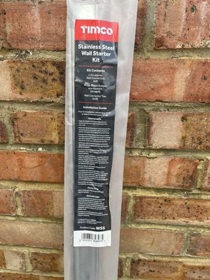 £5 • Buy TIMCO Stainless Steel Wall Starter Kit