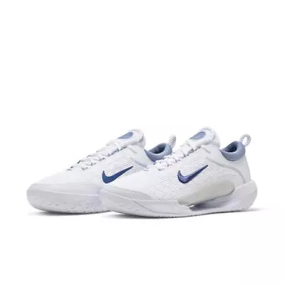 New $140 Nikecourt Air Zoom Nxt Tennis Shoes Hard Court White Dh0219-111 Sz 11.5 • $64.99