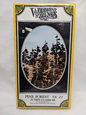 Woodland Scenics Metal Pine Forest TK 24 Trees 2.4  Miniature RPG Terrain • $17.01