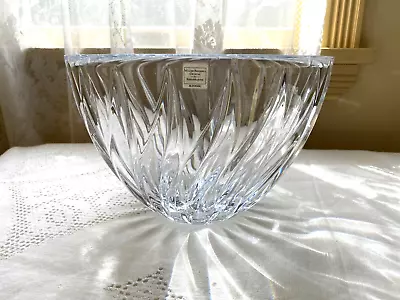 Reed And Barton Miller Rogaska Marked Crystal Center Bowl • $64.99