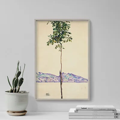 Egon Schiele - Little Tree (1912) Poster Art Print Painting Artwork Gift • £6.50