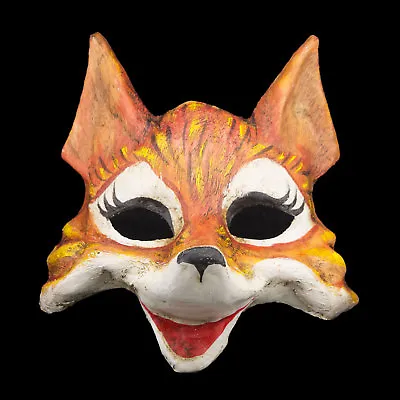 Mask Venice - Fox - Goupil - Paper Mache - Fancy Dress - Party -1903 • $126.52