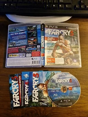 Far Cry 3 (Sony PlayStation 3 2012) Game Ps3 Face Your Insanity SEE Store  • $9.99