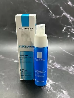 La Roche-Posay Toleriane Demallergo Night Ultra Soothing 0%-1.35oz/40Ml-BNIB • $22.95