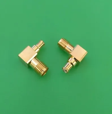$8.99 • Buy (2 PCS) Right Angle SMA Female To MCX Male Connector - USA Seller