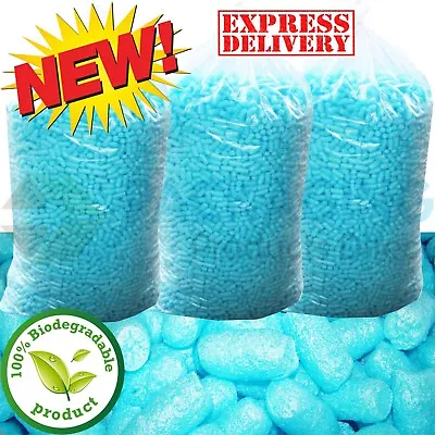 30 Cubic Ft Bag Of BLUE ECOFLO Biodegradable Loose Filler  • £51.79