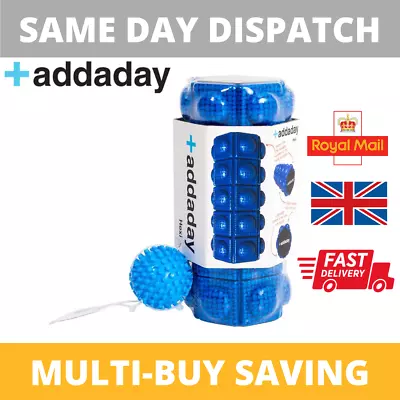 Addaday Hexi Foam Roller Grid Trigger Point Set With Spikey Foot Massage Ball • $40.02